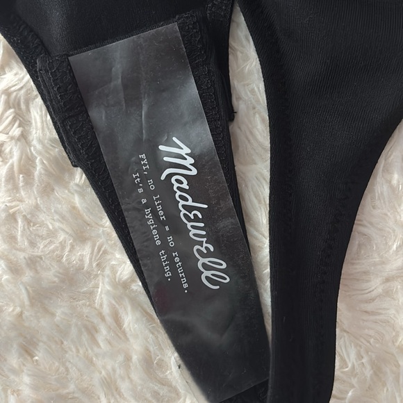 Madewell Mockneck Thong Bodysuit - Picture 9 of 11